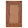 Mirror with Buddha Cladding Solid Reclaimed Wood – 50×80 cm