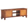 Oakdale TV Cabinet Honey Brown 120x30x41 cm Solid Acacia Wood