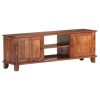 Oakdale TV Cabinet Honey Brown 120x30x41 cm Solid Acacia Wood
