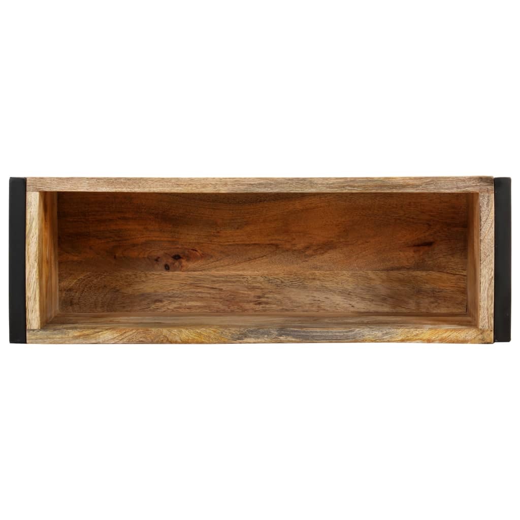 Planter Wood – 60x20x68 cm, Rough Mango Wood