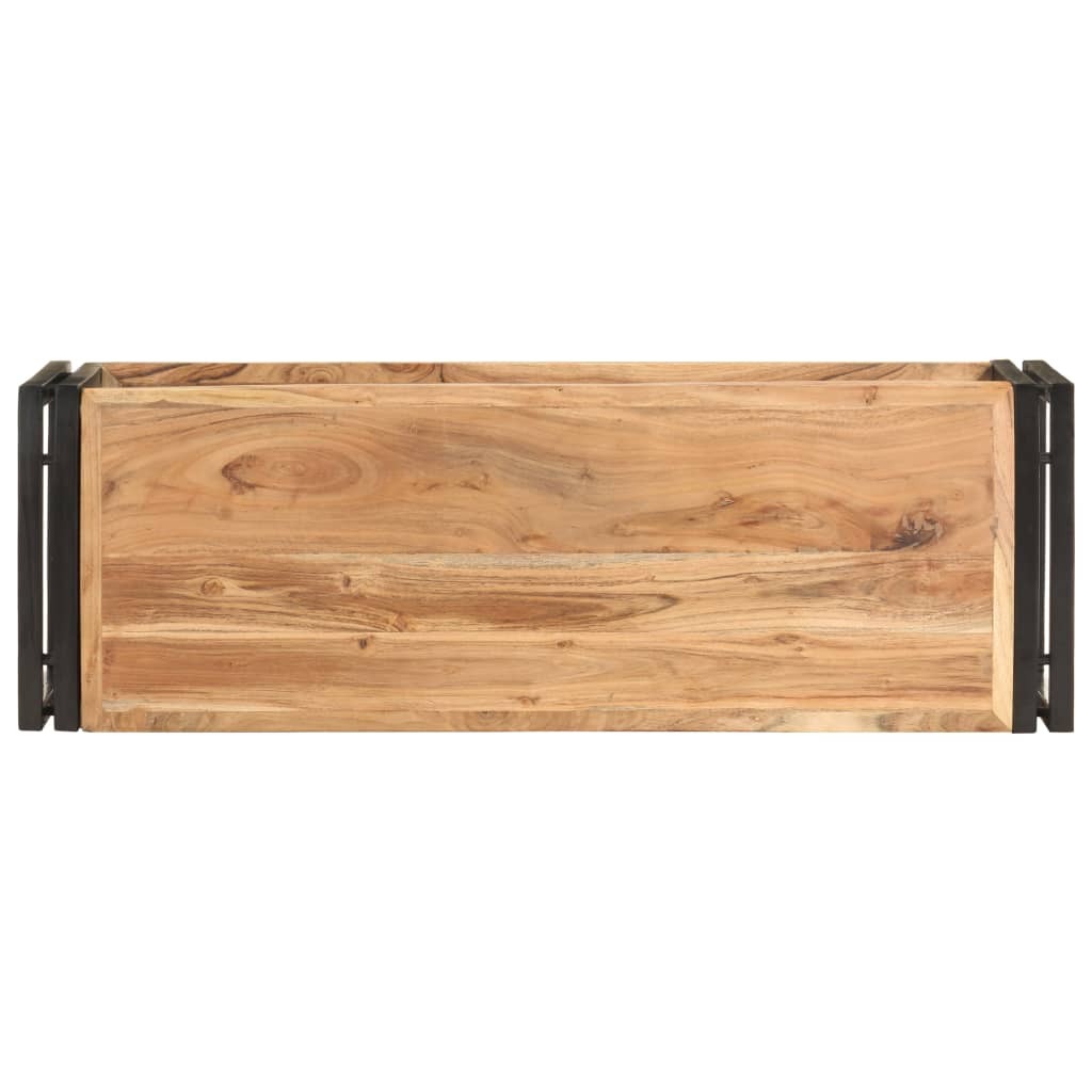 Saltcoats TV Cabinet 90x30x40 cm Solid Acacia Wood