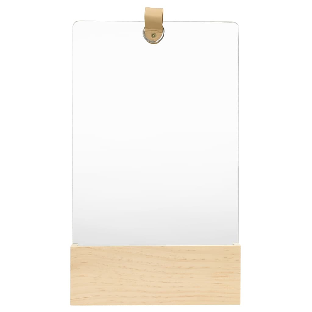 Wall Mirror Solid Pinewood – 23×39.5 cm