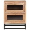 Northwich Bedside Cabinet 40x30x50 cm Solid Acacia Wood