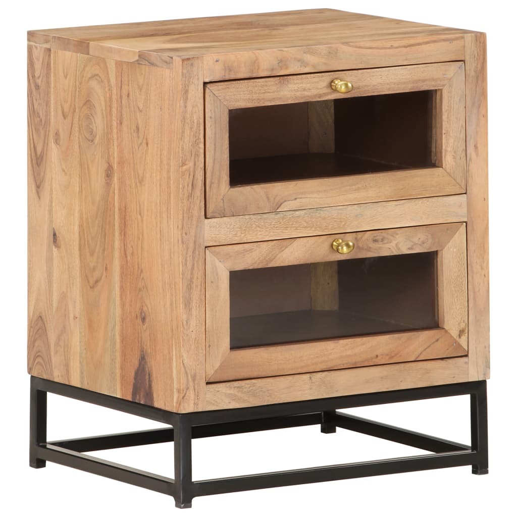 Northwich Bedside Cabinet 40x30x50 cm Solid Acacia Wood