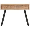 Console Table 100x35x76 cm Solid Acacia Wood with Live Edges