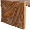 Wattle TV Stand 110x35x36 cm Solid Teak Wood