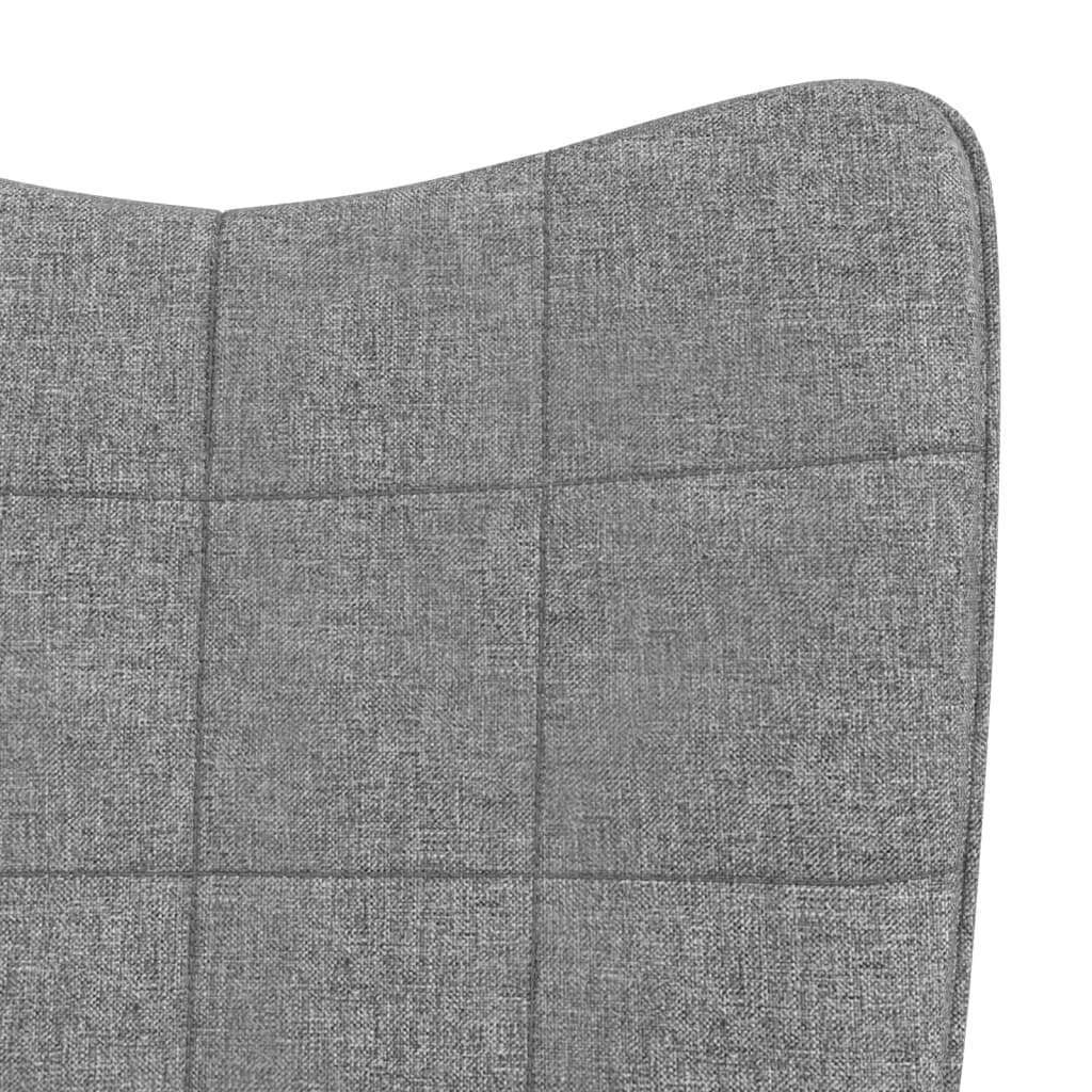 Rocking Chair Fabric – Light Grey, Without Footrest