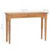 Console Table 110x30x75 cm Solid Mahogany Wood – Brown