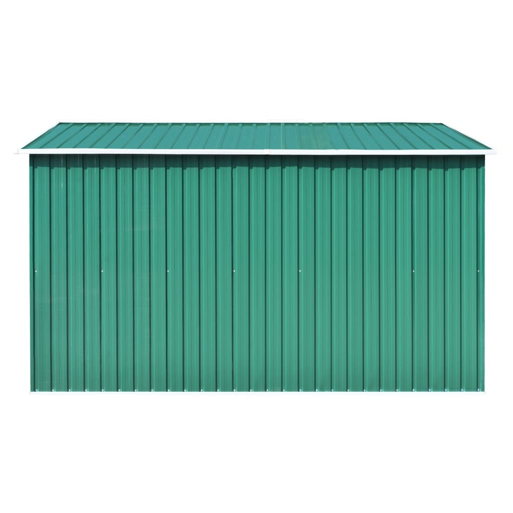 Garden Shed Metal – 257x298x178 cm, Green