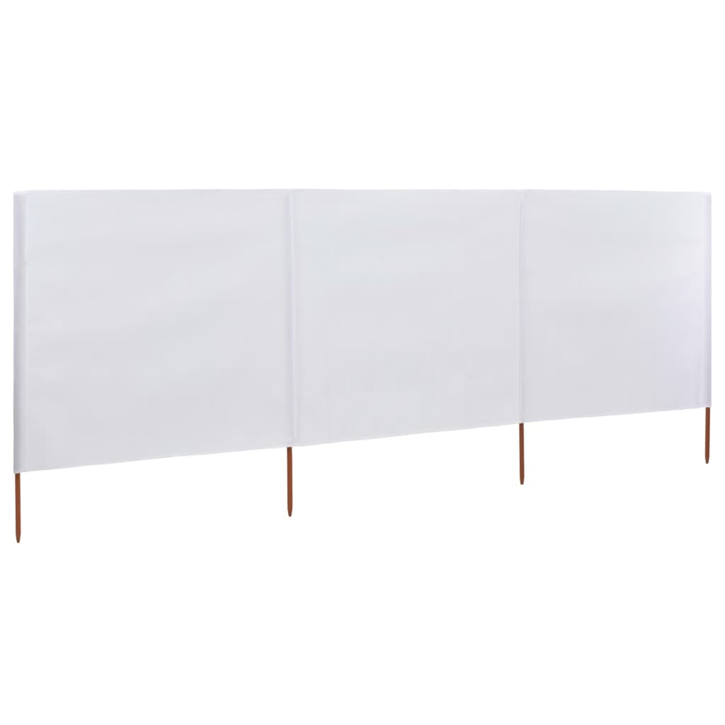 Wind Screen Fabric – 400×80 cm, Sand White
