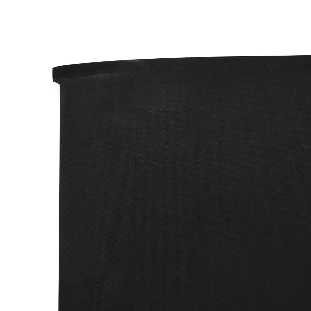 Wind Screen Fabric – 600×120 cm, Black