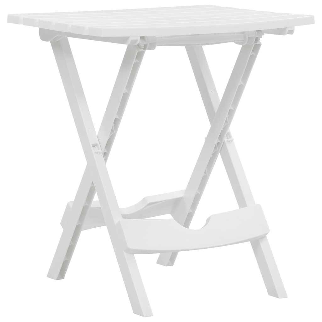 Folding Garden Table 45.5×38.5×50 cm White