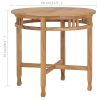 Dining Table Ø 80 cm Solid Teak Wood