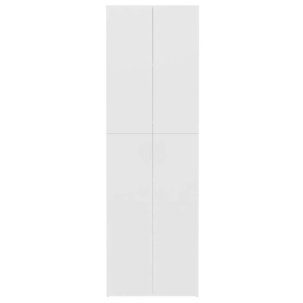 Office Cabinet 60x32x190 cm Engineered Wood – White