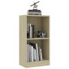 Bookshelf Engineered Wood – 40x24x75 cm, Sonoma oak