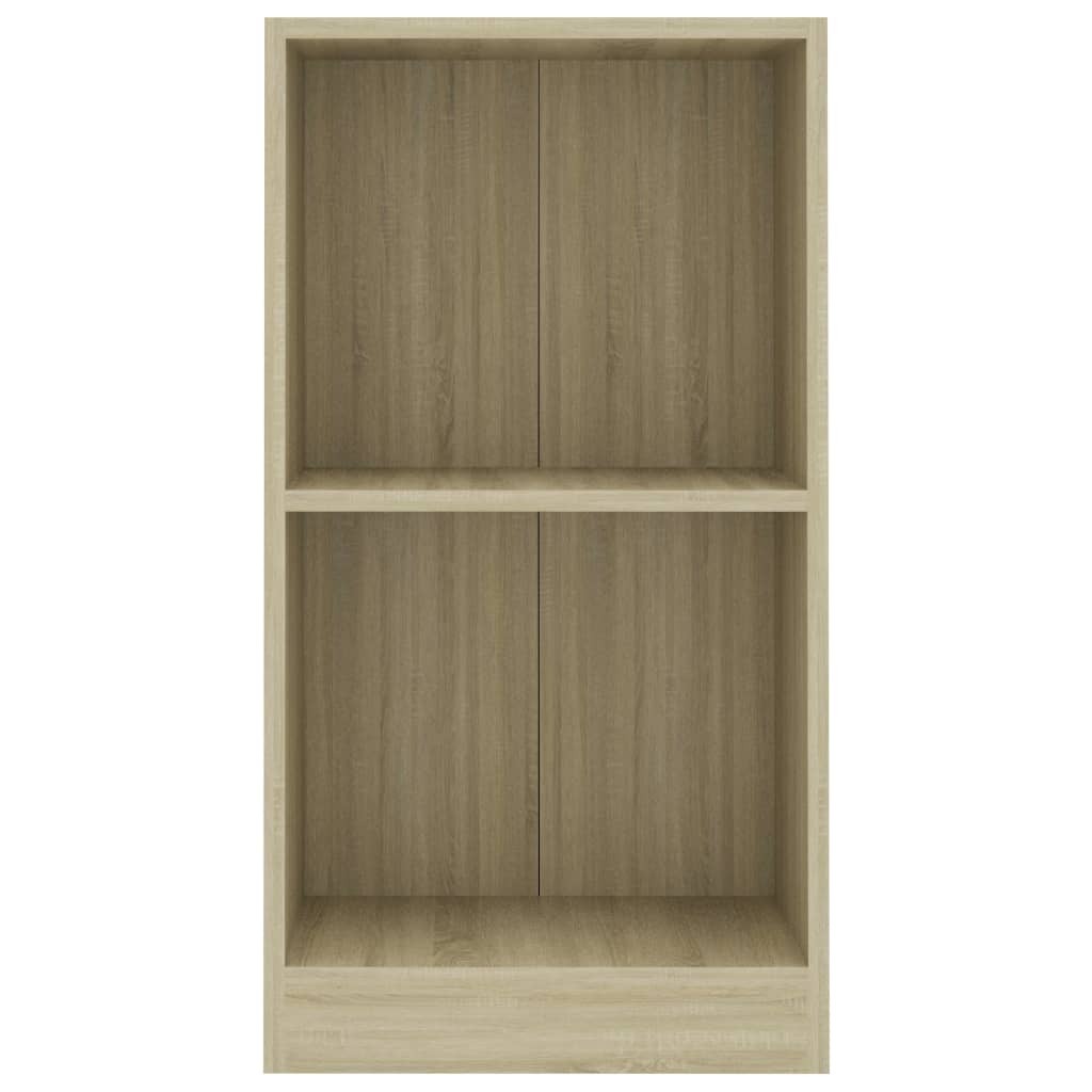 Bookshelf Engineered Wood – 40x24x75 cm, Sonoma oak