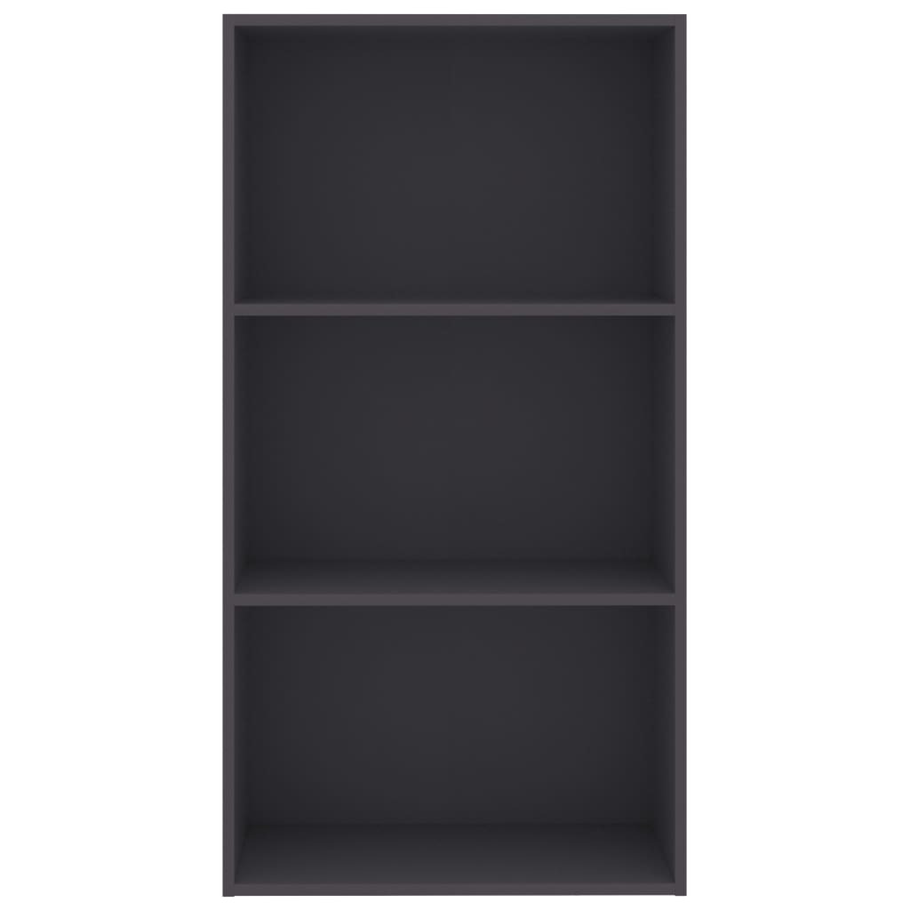 2-Tier Book Cabinet – 60x30x114 cm, Grey