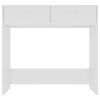 Desk 80x40x75 cm Engineered Wood – White