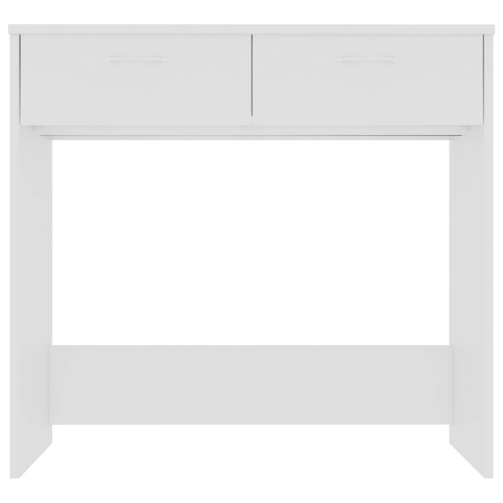 Desk 80x40x75 cm Engineered Wood – White