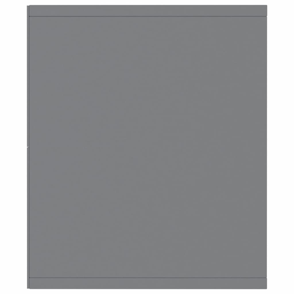 Parkstone Book Cabinet/TV Cabinet Grey 143x30x36 cm
