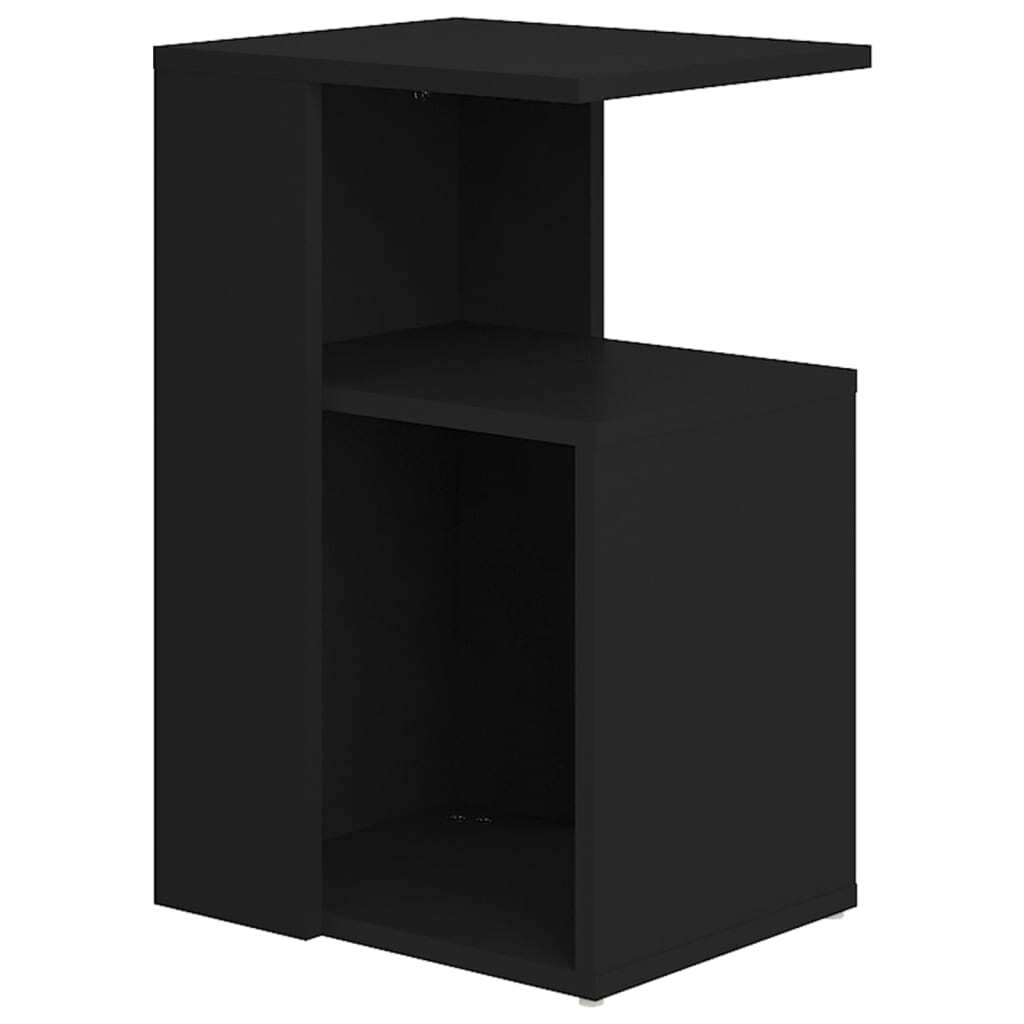 Arvada Side Table 36x30x56 cm Engineered Wood – Black