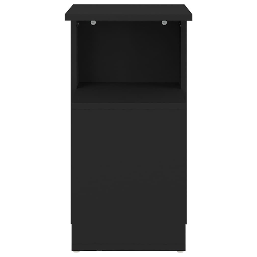 Arvada Side Table 36x30x56 cm Engineered Wood – Black