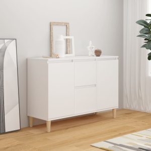 Sideboard 103.5x35x70 cm Engineered Wood – White