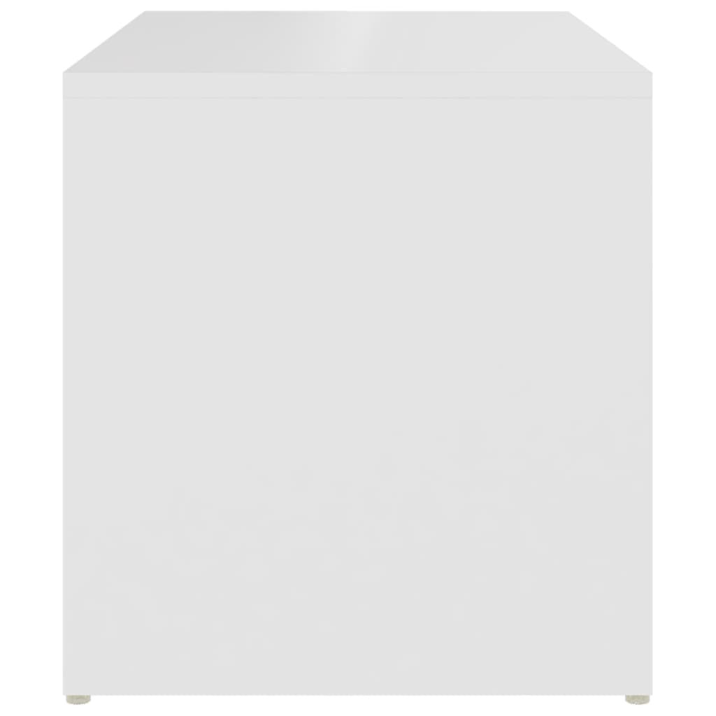 Vandalia Side Table 59x36x38 cm Engineered Wood – White