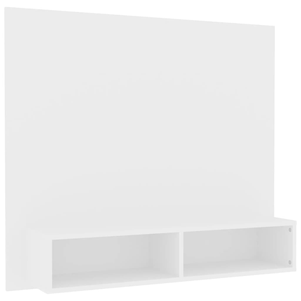 Dublin Wall TV Cabinet 102×23.5×90 cm Engineered Wood – White
