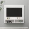 Dublin Wall TV Cabinet 102×23.5×90 cm Engineered Wood – White