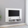 Collinsville Wall TV Cabinet 120×23.5×90 cm Engineered Wood – White