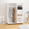 Wardrobe 80x40x110 cm Engineered Wood – White