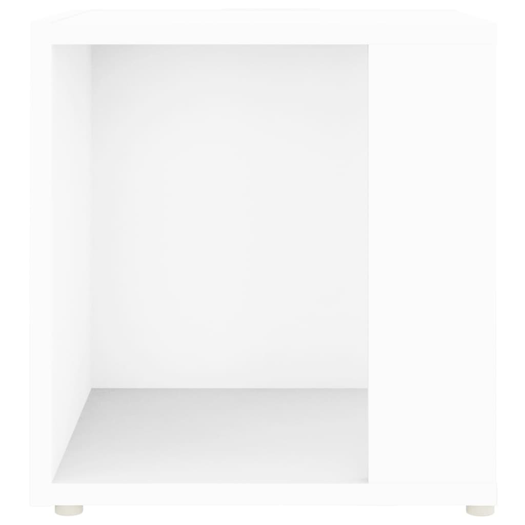 Enumclaw Side Table 33x33x34.5 cm Engineered Wood – White