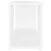 Saddle TV Cabinet 60x24x32cm Engineered Wood – White