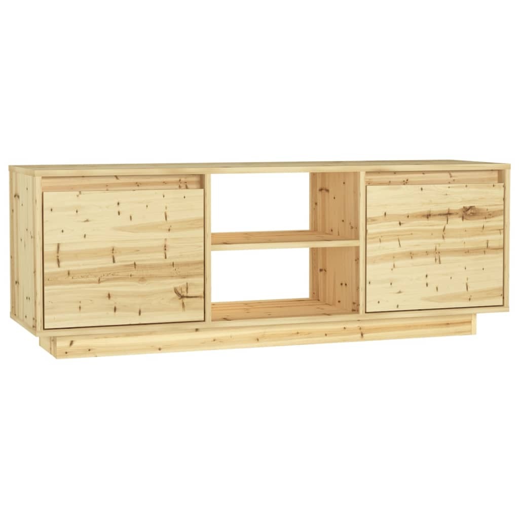 Cockeysville TV Cabinet 110x30x40 cm Solid Firwood