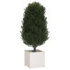 Garden Planter 50x50x50 cm Solid Pinewood – White, 1