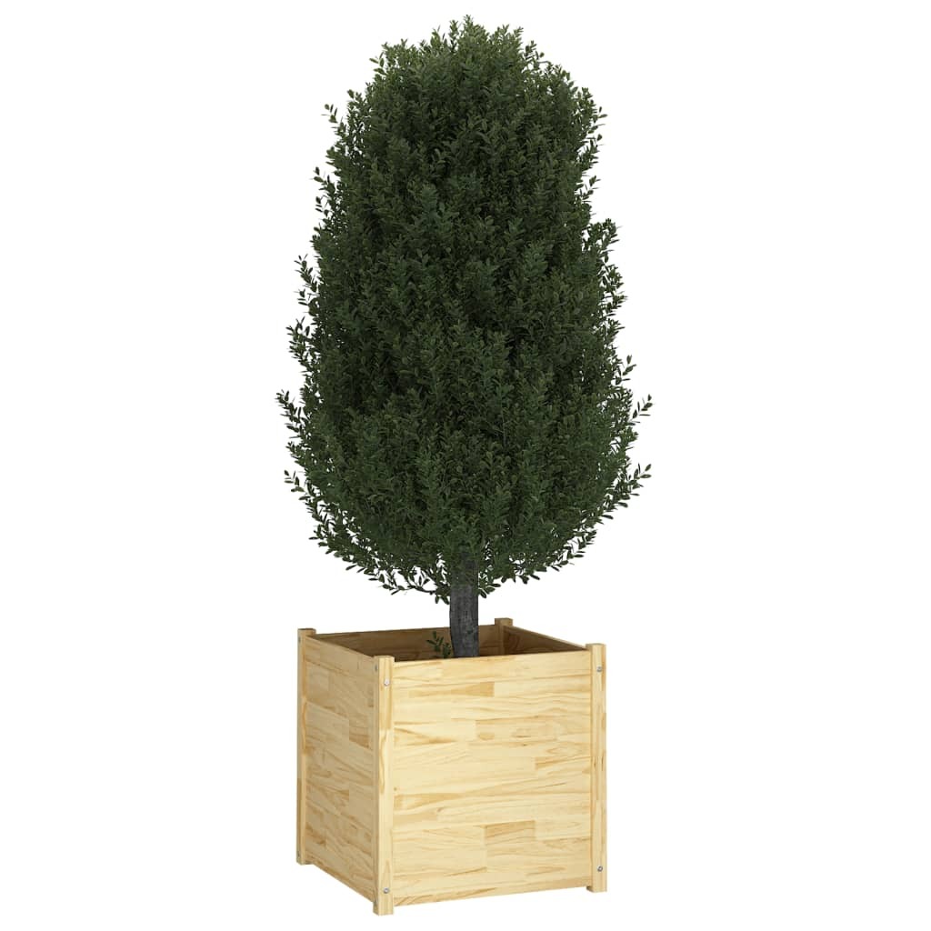 Garden Planter 60x60x60 cm Solid Pinewood – Brown, 2