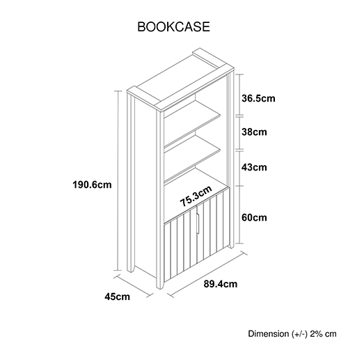 Bookcase Oak