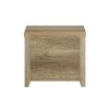 Rochester Bedside Table 2 drawers Storage Table Night Stand MDF – Oak