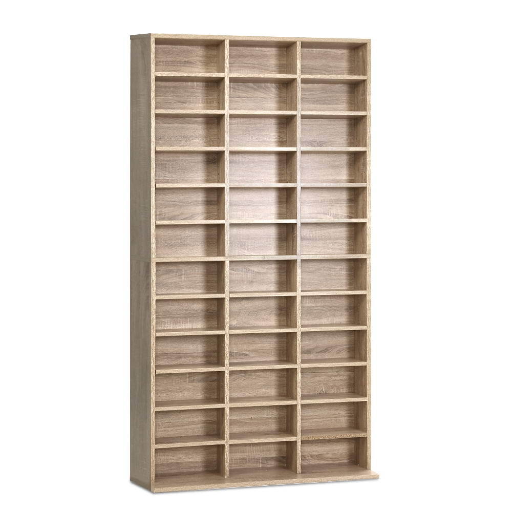 Adjustable Book Storage Shelf Rack Unit – Oak