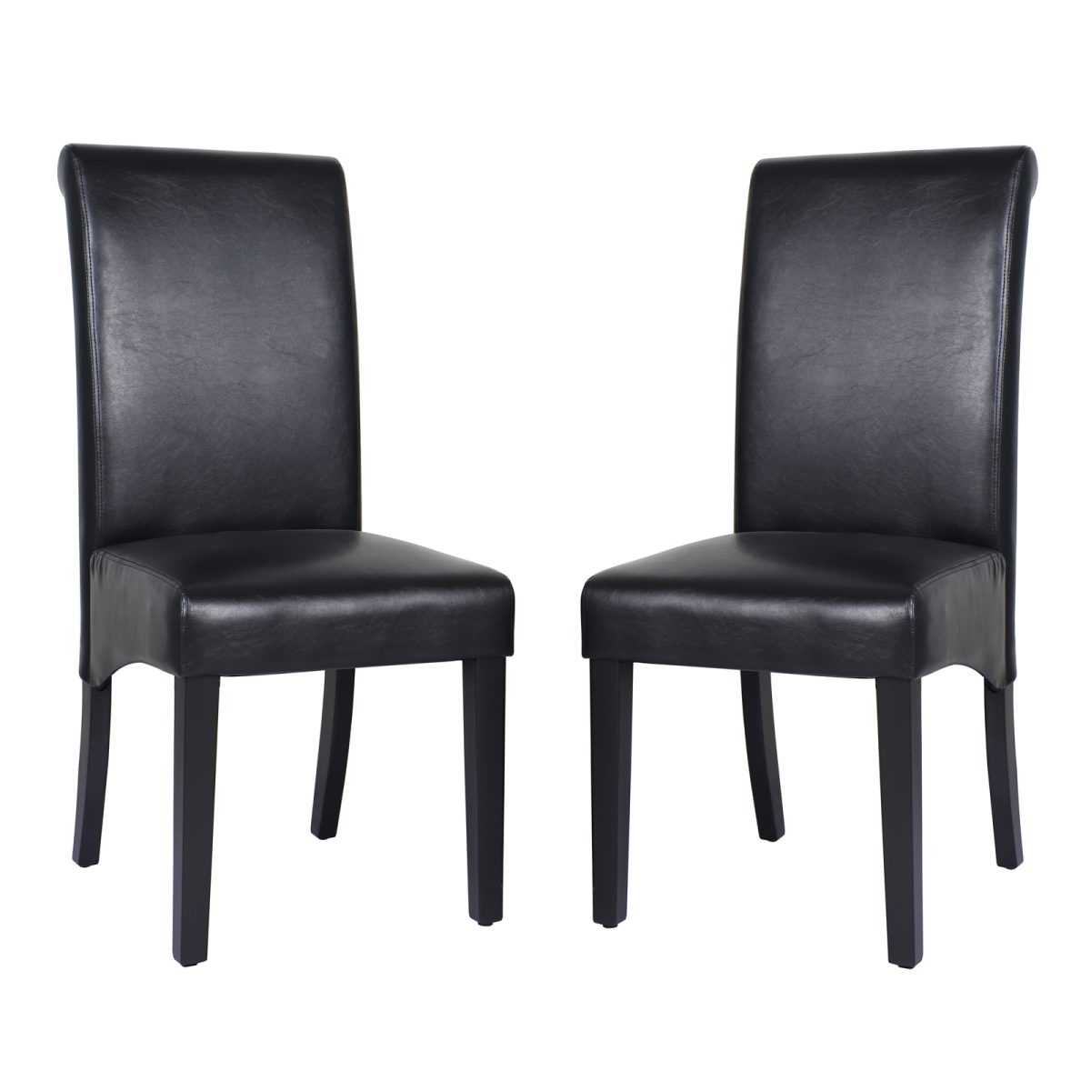 2 X Swiss Dining Chair – Black