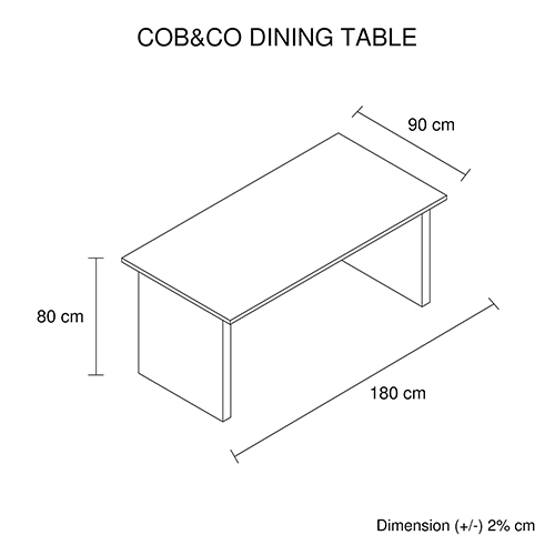 Cob&Co Table Rustic Colour