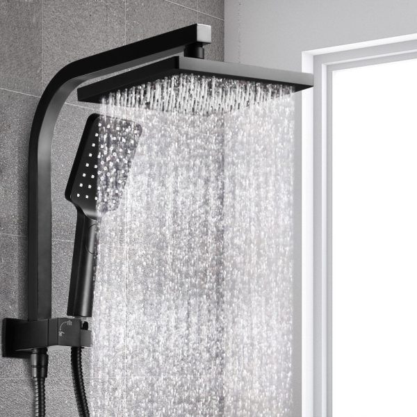 Bathroom Taps Faucet Rain Shower Head Set Hot And Cold Diverter DIY