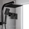 Bathroom Taps Faucet Rain Shower Head Set Hot And Cold Diverter DIY