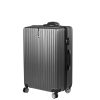 Luggage Suitcase Code Lock Hard Shell Travel Carry Bag Trolley – 47 x 30 x 74 cm, Black
