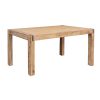 Dining Table Solid Acacia Wooden Base in Oak Colour