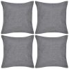 4x Cushion Covers Linen-look