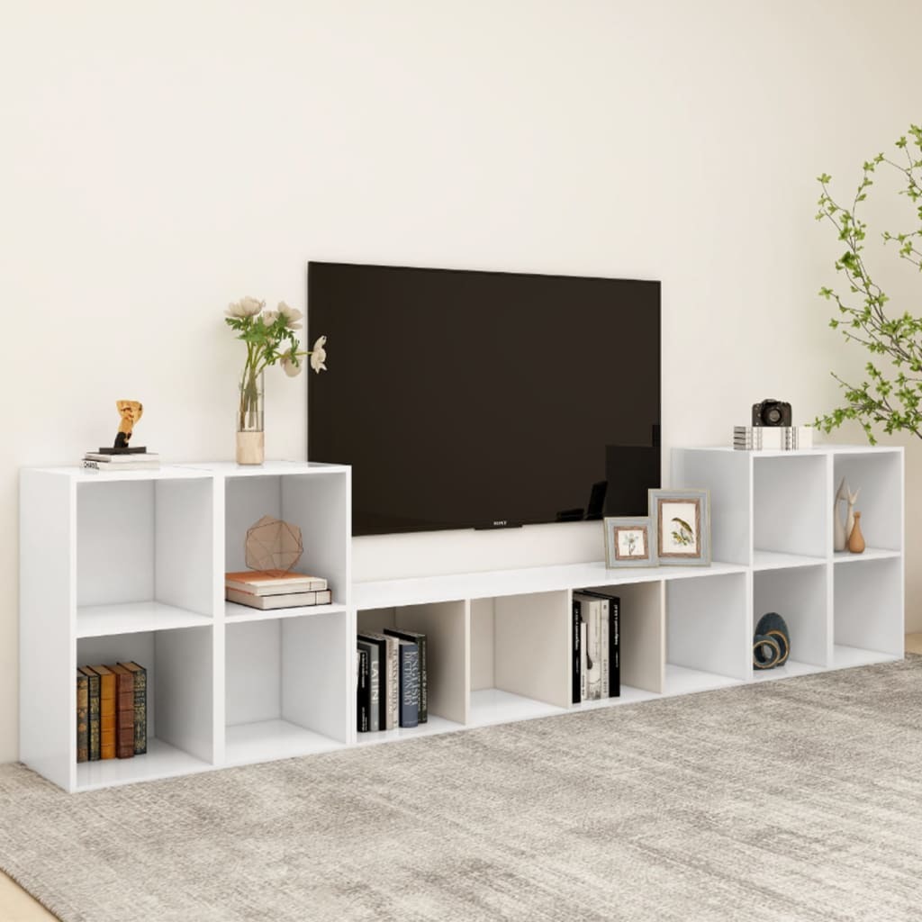 Downers 5 Piece TV Cabinet Set Engineered Wood