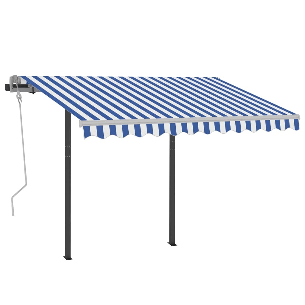 Automatic Retractable Awning with Posts