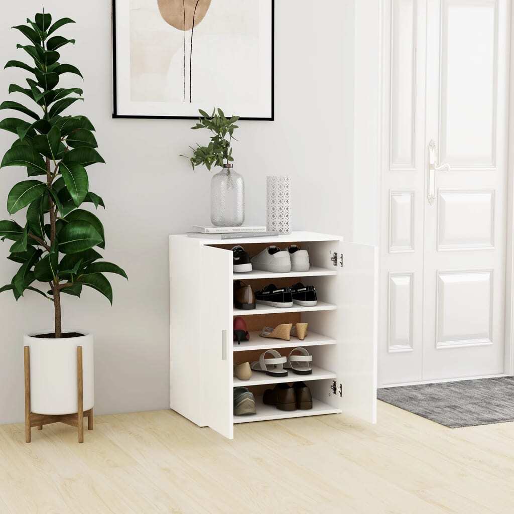 Shoe Cabinet 60x35x70 cm Engineered Wood